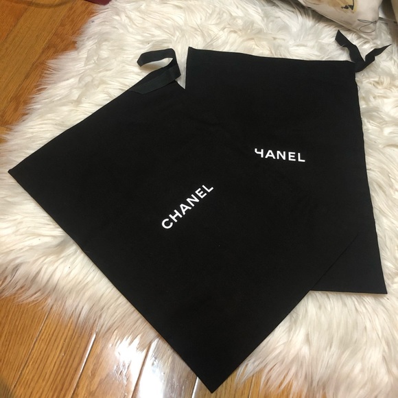 100% Authentic BRAND NEW Pair of Chanel DUST BAG - Picture 1 of 11